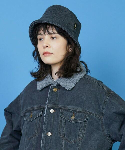 FRAPBOIS（フラボア）の「デニムボアハット（ハット・レディース・ブルー/ブラック・FREE）」の11枚目の写真