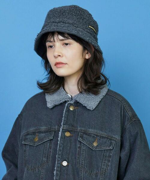 FRAPBOIS（フラボア）の「デニムボアハット（ハット・レディース・ブルー/ブラック・FREE）」の13枚目の写真