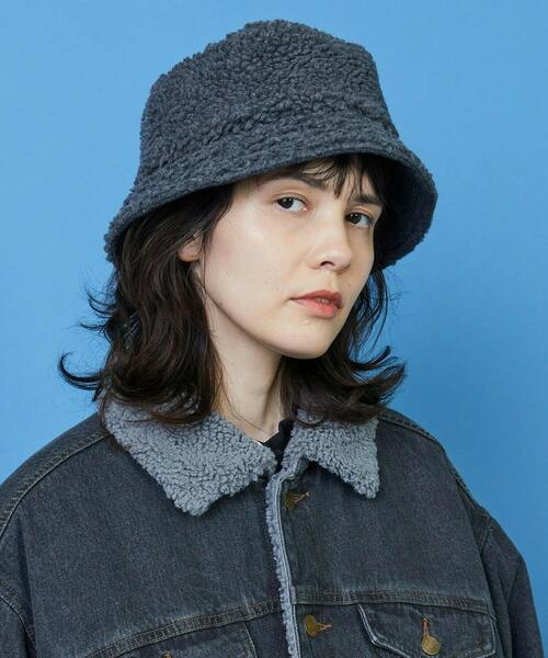 FRAPBOIS（フラボア）の「デニムボアハット（ハット・レディース・ブルー/ブラック・FREE）」の14枚目の写真
