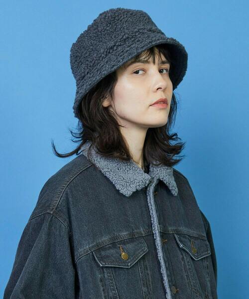 FRAPBOIS（フラボア）の「デニムボアハット（ハット・レディース・ブルー/ブラック・FREE）」の15枚目の写真