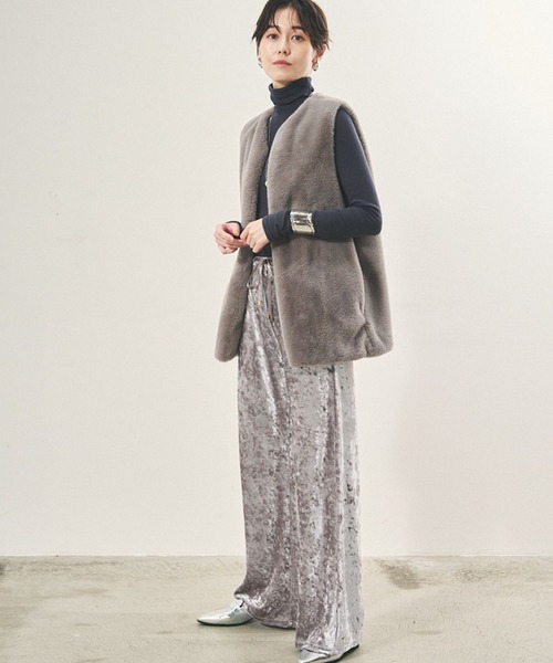 らこ セール】大人リュクスファーベスト/136366（ベスト）｜Elura（エルーラ