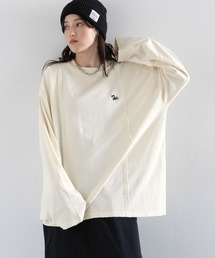 RAGEBLUE | リメイク風/ドッキングピグメントロングTシャツ(Tシャツ/カットソー)