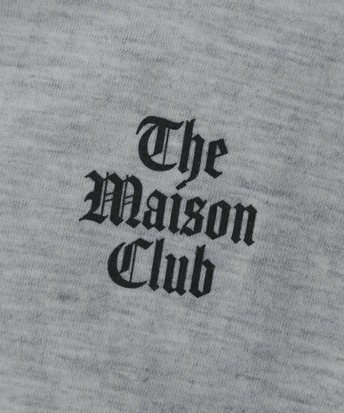 MAISON CLUB（メゾンクラブ）の「【MAISON CLUB】ワンポイントロゴロングTシャツ THE MAISON CLUB　ロンT（Tシャツ/カットソー・メンズ・グレー/ブラック/ホワイト/グレー系その他2・XL/L）」の12枚目の写真