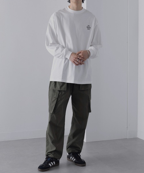 MAISON CLUB（メゾンクラブ）の「【MAISON CLUB】ワンポイントロゴロングTシャツ THE MAISON CLUB　ロンT（Tシャツ/カットソー・メンズ・グレー/ブラック/ホワイト/グレー系その他2・XL/L）」の14枚目の写真