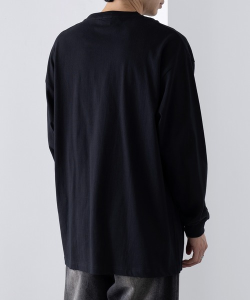 MAISON CLUB（メゾンクラブ）の「【MAISON CLUB】ワンポイントロゴロングTシャツ THE MAISON CLUB　ロンT（Tシャツ/カットソー・メンズ・グレー/ブラック/ホワイト/グレー系その他2・XL/L）」の22枚目の写真