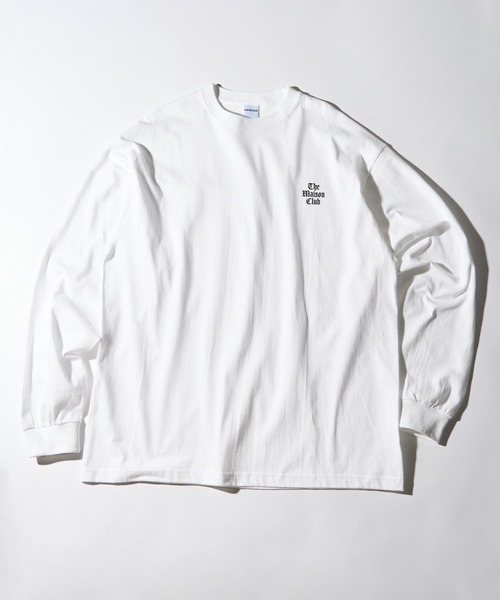 MAISON CLUB（メゾンクラブ）の「【MAISON CLUB】ワンポイントロゴロングTシャツ THE MAISON CLUB　ロンT（Tシャツ/カットソー・メンズ・グレー/ブラック/ホワイト/グレー系その他2・XL/L）」の16枚目の写真