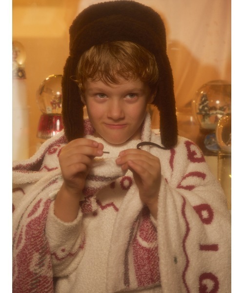 gelato pique（ジェラートピケ）の「【HOLIDAY】【KIDS】ノルディックプルオーバー（ルームウェア/パジャマ・キッズ・アイボリー/ネイビー・XX-SMALL/X-SMALL/SMALL/MEDIUM）」の18枚目の写真