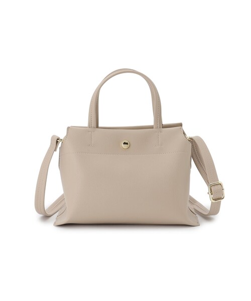 SHOO・LA・RUE（シューラルー）の「【セレモニー／2WAY】三層ミニトートバッグ（トートバッグ・レディース・アイボリー/グレー/ブラック・00）」の6枚目の写真