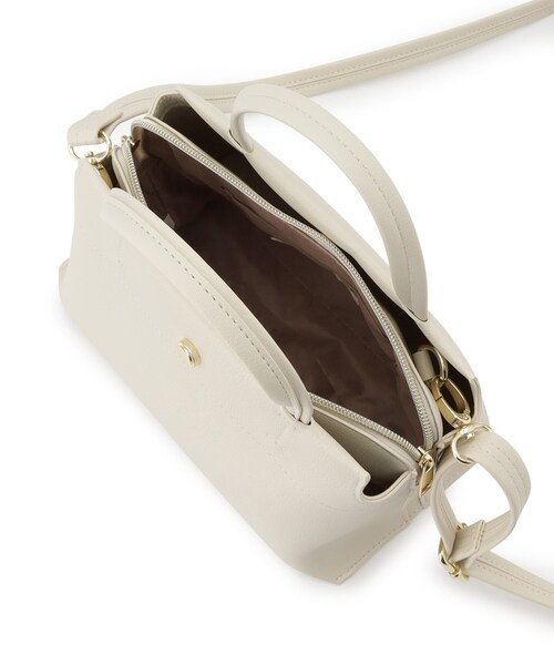 SHOO・LA・RUE（シューラルー）の「【セレモニー／2WAY】三層ミニトートバッグ（トートバッグ・レディース・アイボリー/グレー/ブラック・00）」の10枚目の写真