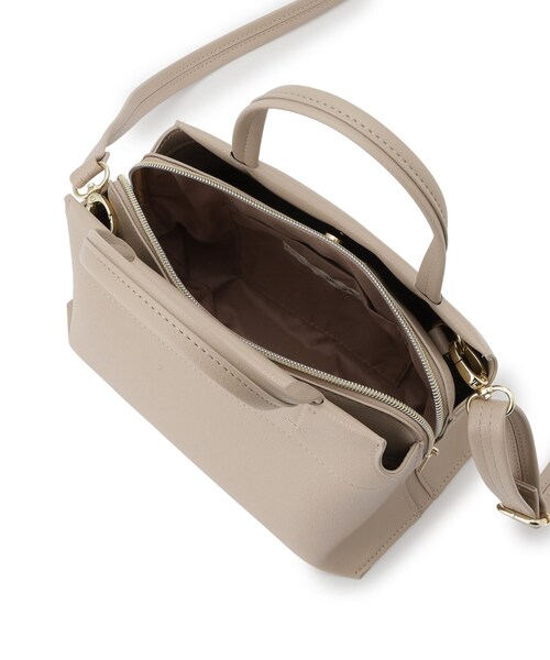 SHOO・LA・RUE（シューラルー）の「【セレモニー／2WAY】三層ミニトートバッグ（トートバッグ・レディース・アイボリー/グレー/ブラック・00）」の11枚目の写真