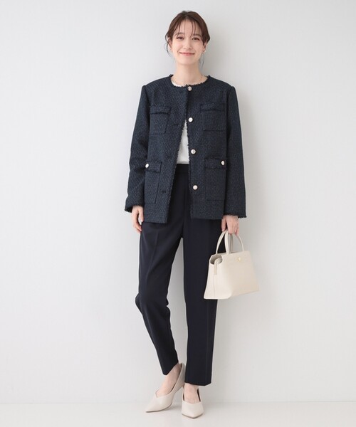 SHOO・LA・RUE（シューラルー）の「【セレモニー／2WAY】三層ミニトートバッグ（トートバッグ・レディース・アイボリー/グレー/ブラック・00）」の18枚目の写真