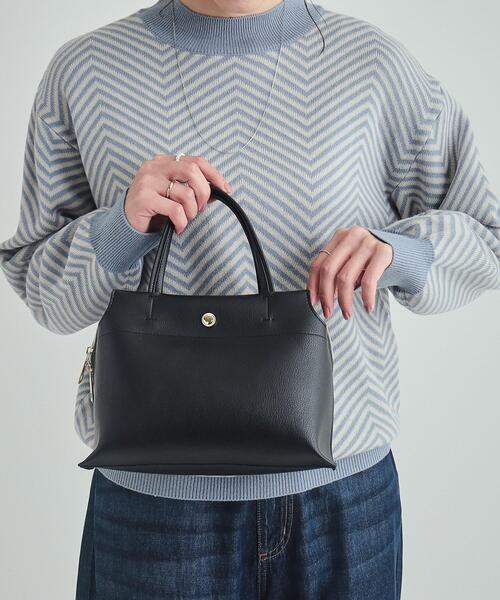 SHOO・LA・RUE（シューラルー）の「【セレモニー／2WAY】三層ミニトートバッグ（トートバッグ・レディース・アイボリー/グレー/ブラック・00）」の20枚目の写真