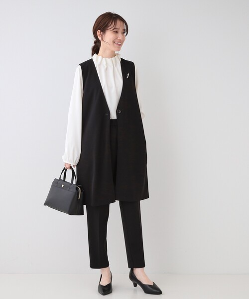 SHOO・LA・RUE（シューラルー）の「【セレモニー／2WAY】三層ミニトートバッグ（トートバッグ・レディース・アイボリー/グレー/ブラック・00）」の22枚目の写真