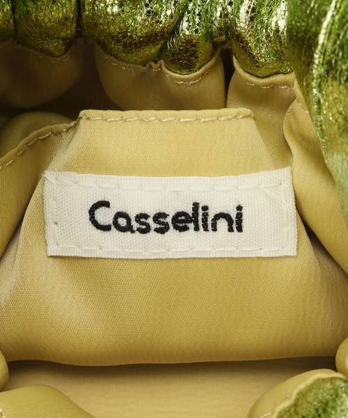 Casselini(キャセリーニ)の「Casselini/キャセリーニ パールトリムショルダー(ショルダーバッグ・レディース・グリーン/シルバー/ブラック・FREE)」の17枚目の写真
