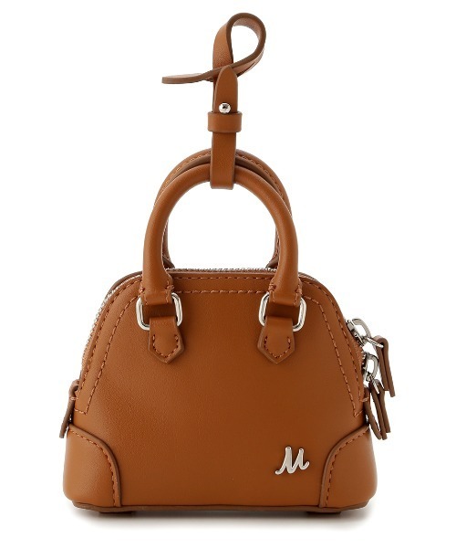 Mila Owen（ミラオーウェン）の「ミニボストンチャームバッグ（ショルダーバッグ・レディース・アイボリー/ブラック/キャメル/オレンジ・FREE）」の8枚目の写真