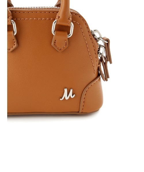 Mila Owen（ミラオーウェン）の「ミニボストンチャームバッグ（ショルダーバッグ・レディース・アイボリー/ブラック/キャメル/オレンジ・FREE）」の11枚目の写真