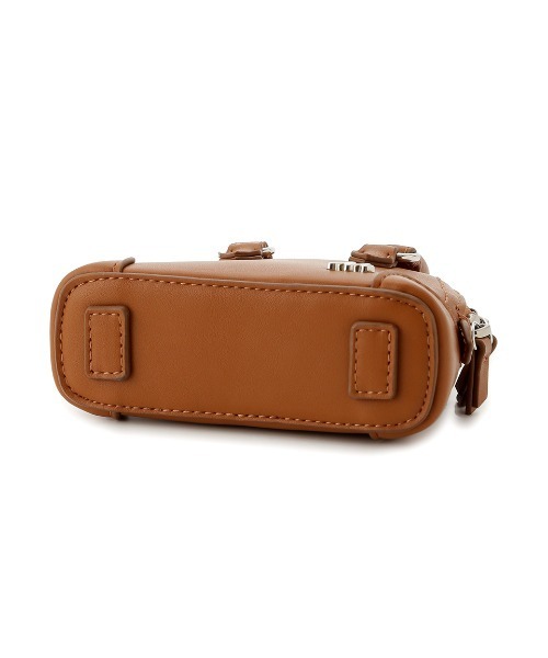 Mila Owen（ミラオーウェン）の「ミニボストンチャームバッグ（ショルダーバッグ・レディース・アイボリー/ブラック/キャメル/オレンジ・FREE）」の13枚目の写真