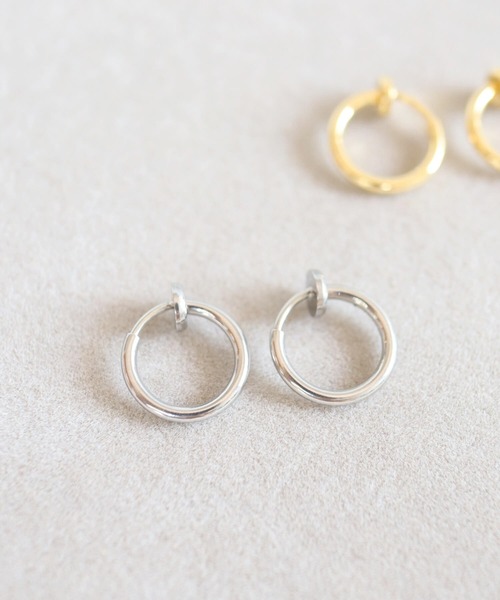 CERCA(チェルカ)の「KAM.accessory/金属アレルギー対応/シンプルミニフープイヤリング(イヤリング・レディース・ゴールド/シルバー・#11/#13/#15/#20)」の5枚目の写真