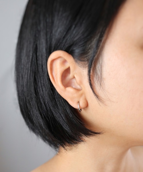 CERCA(チェルカ)の「KAM.accessory/金属アレルギー対応/シンプルミニフープイヤリング(イヤリング・レディース・ゴールド/シルバー・#11/#13/#15/#20)」の12枚目の写真