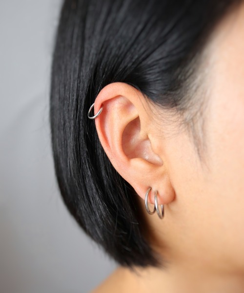 CERCA(チェルカ)の「KAM.accessory/金属アレルギー対応/シンプルミニフープイヤリング(イヤリング・レディース・ゴールド/シルバー・#11/#13/#15/#20)」の13枚目の写真