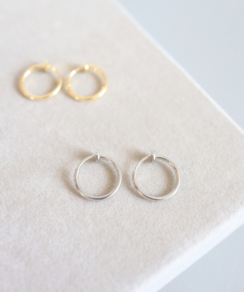 CERCA(チェルカ)の「KAM.accessory/金属アレルギー対応/シンプルミニフープイヤリング(イヤリング・レディース・ゴールド/シルバー・#11/#13/#15/#20)」の14枚目の写真