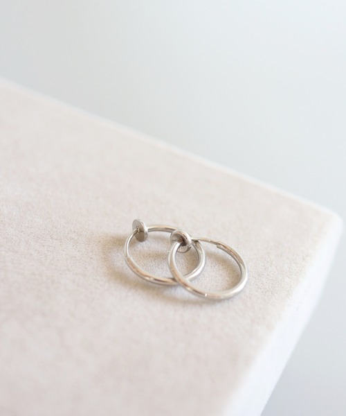 CERCA(チェルカ)の「KAM.accessory/金属アレルギー対応/シンプルミニフープイヤリング(イヤリング・レディース・ゴールド/シルバー・#11/#13/#15/#20)」の18枚目の写真