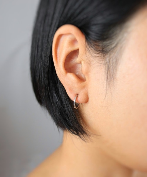 CERCA(チェルカ)の「KAM.accessory/金属アレルギー対応/シンプルミニフープイヤリング(イヤリング・レディース・ゴールド/シルバー・#11/#13/#15/#20)」の19枚目の写真