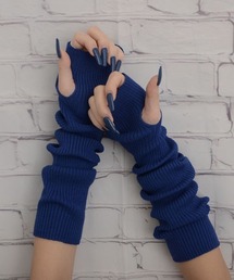 TONE SELECT GOODS(トーンセレクトグッズ)の【float】《推し活/推しカラー/メンカラ》リブニット 無地 アームカバー /アームウォーマー【15色展開】(アームカバー)