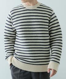 ITEMS URBANRESEARCH | クルーネック ボーダー ニット(ニット/セーター)