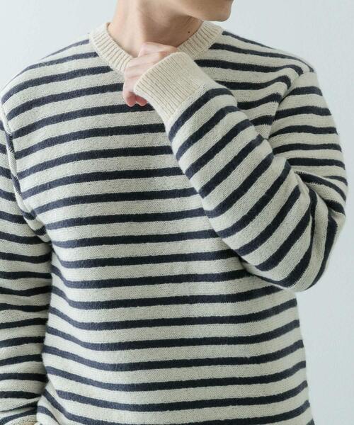 セール】クルーネック ボーダー ニット（ニット/セーター）｜ITEMS