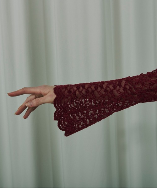 Classic ladyベロアレーストップス（Tシャツ/カットソー）｜Ezick