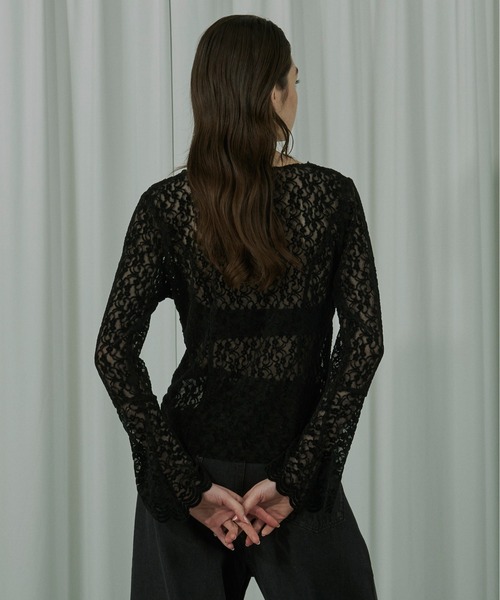 Classic ladyベロアレーストップス（Tシャツ/カットソー）｜Ezick