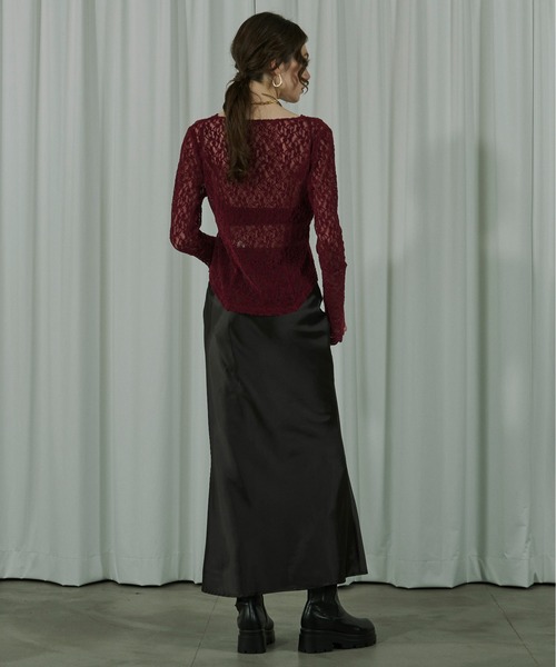 Classic ladyベロアレーストップス（Tシャツ/カットソー）｜Ezick