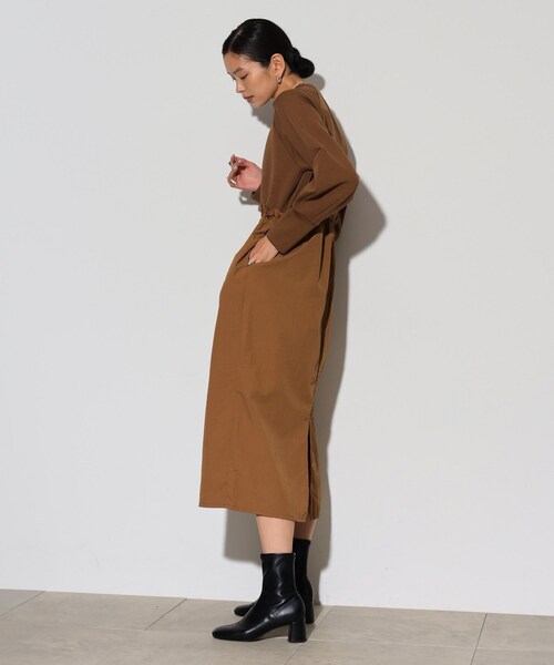 GALLEST（ギャレスト）の「◆布帛ドッキングワンピース（ワンピース・レディース・ブラック/ダークブラウン・36/38）」の14枚目の写真