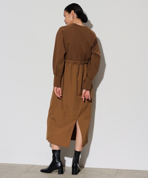 GALLEST（ギャレスト）の「◆布帛ドッキングワンピース（ワンピース・レディース・ブラック/ダークブラウン・36/38）」の15枚目の写真