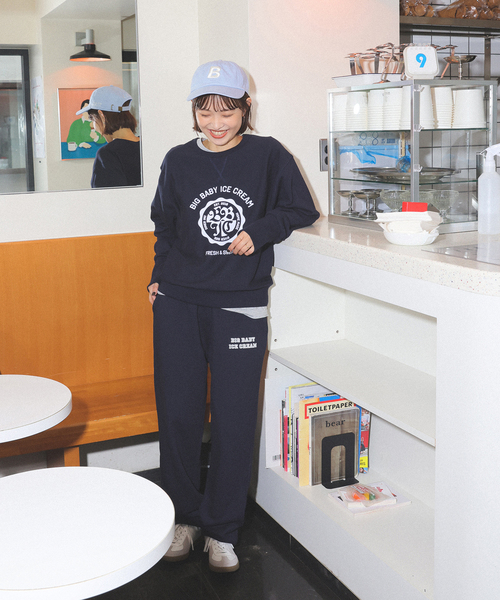 SLOBE IENA(スローブイエナ)の「BIGBABY ICECREAM キャップ(キャップ・レディース・サックスブルー/ピンク系その他・FREE)」の5枚目の写真