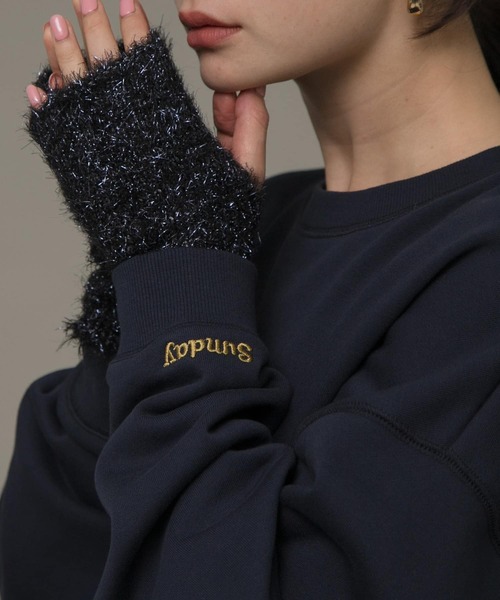 URBAN RESEARCH Sonny Label（アーバンリサーチサニーレーベル）の「Sundayオーバースウェット（スウェット・レディース・ブラウン/ネイビー/オートミール・FREE）」の13枚目の写真