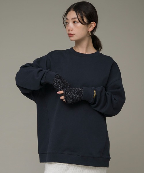 URBAN RESEARCH Sonny Label（アーバンリサーチサニーレーベル）の「Sundayオーバースウェット（スウェット・レディース・ブラウン/ネイビー/オートミール・FREE）」の14枚目の写真