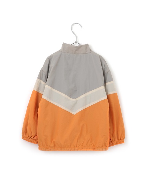 MAKE YOUR DAY(メイクユアデイ)の「切替ナイロンジャケット■150.160cm(ナイロンジャケット・キッズ・オレンジ/イエロー/ブラック・150/160)」の6枚目の写真