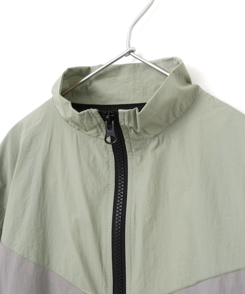 MAKE YOUR DAY(メイクユアデイ)の「切替ナイロンジャケット■150.160cm(ナイロンジャケット・キッズ・オレンジ/イエロー/ブラック・150/160)」の7枚目の写真