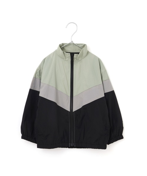 MAKE YOUR DAY(メイクユアデイ)の「切替ナイロンジャケット■150.160cm(ナイロンジャケット・キッズ・オレンジ/イエロー/ブラック・150/160)」の16枚目の写真