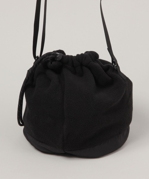 POLeR（ポーラー）の「【POLeR/ポーラー】フリース/ドローストリング巾着ショルダーバッグ（ショルダーバッグ・メンズ・ブラック/パープル/オレンジ・FREE）」の7枚目の写真