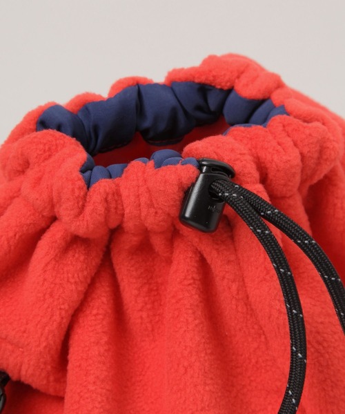 POLeR（ポーラー）の「【POLeR/ポーラー】フリース/ドローストリング巾着ショルダーバッグ（ショルダーバッグ・メンズ・ブラック/パープル/オレンジ・FREE）」の14枚目の写真