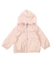 la poche biscuit（ラポシェビスキュイ）の「【通園・通学に♪】ハート総柄ウィンドブレーカー（ナイロンジャケット）」