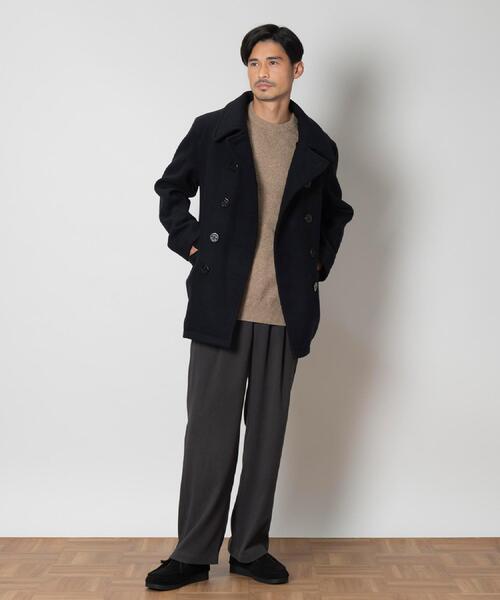 BACK NUMBER(バックナンバー)の「BACK NUMBER(バックナンバー)【メンズ】メルトンピーコート(ピーコート・メンズ・ネイビー・XXL/M/L/XL)」の17枚目の写真