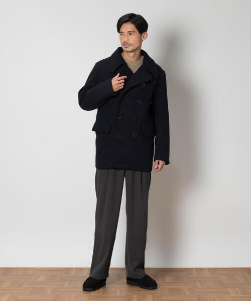 BACK NUMBER(バックナンバー)の「BACK NUMBER(バックナンバー)【メンズ】メルトンピーコート(ピーコート・メンズ・ネイビー・XXL/M/L/XL)」の21枚目の写真