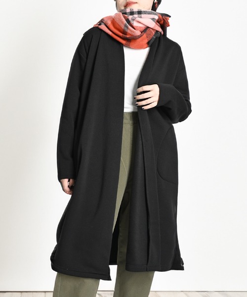 裏起毛トッパーロングカーディガン（カーディガン/ボレロ）｜MARAI