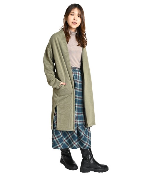 PANTERHE by STOF パンタレイ ロングカーディガン ティーケー タケオ キクチ tk.TAKEO KIKUCHI ダブルフェイスロング