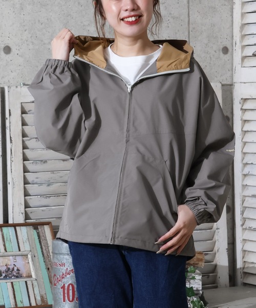 KRIFF MAYER Lady's Collection(クリフメイヤーレディースコレクション)の「花粉ドロップアクティブフードJK(マウンテンパーカー・レディース・ラベンダー/その他5/カラフル/その他6/チャコール/ベージュ・LARGE/MEDIUM)」の2枚目の写真