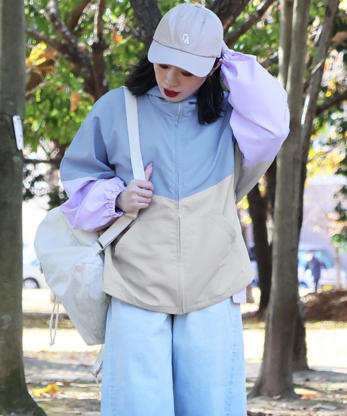 KRIFF MAYER Lady's Collection(クリフメイヤーレディースコレクション)の「花粉ドロップアクティブフードJK(マウンテンパーカー・レディース・ラベンダー/その他5/カラフル/その他6/チャコール/ベージュ・LARGE/MEDIUM)」の16枚目の写真